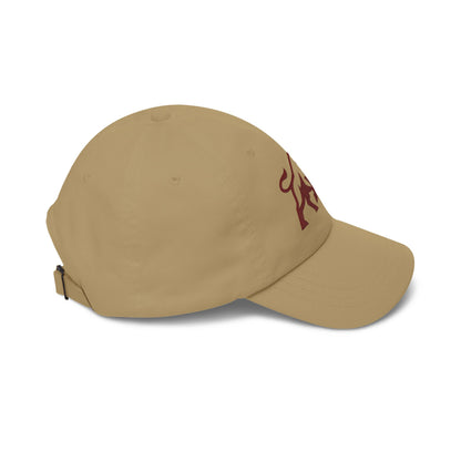 Embroidered Charging Bull Dad Cap — Low-Profile Cotton Hat