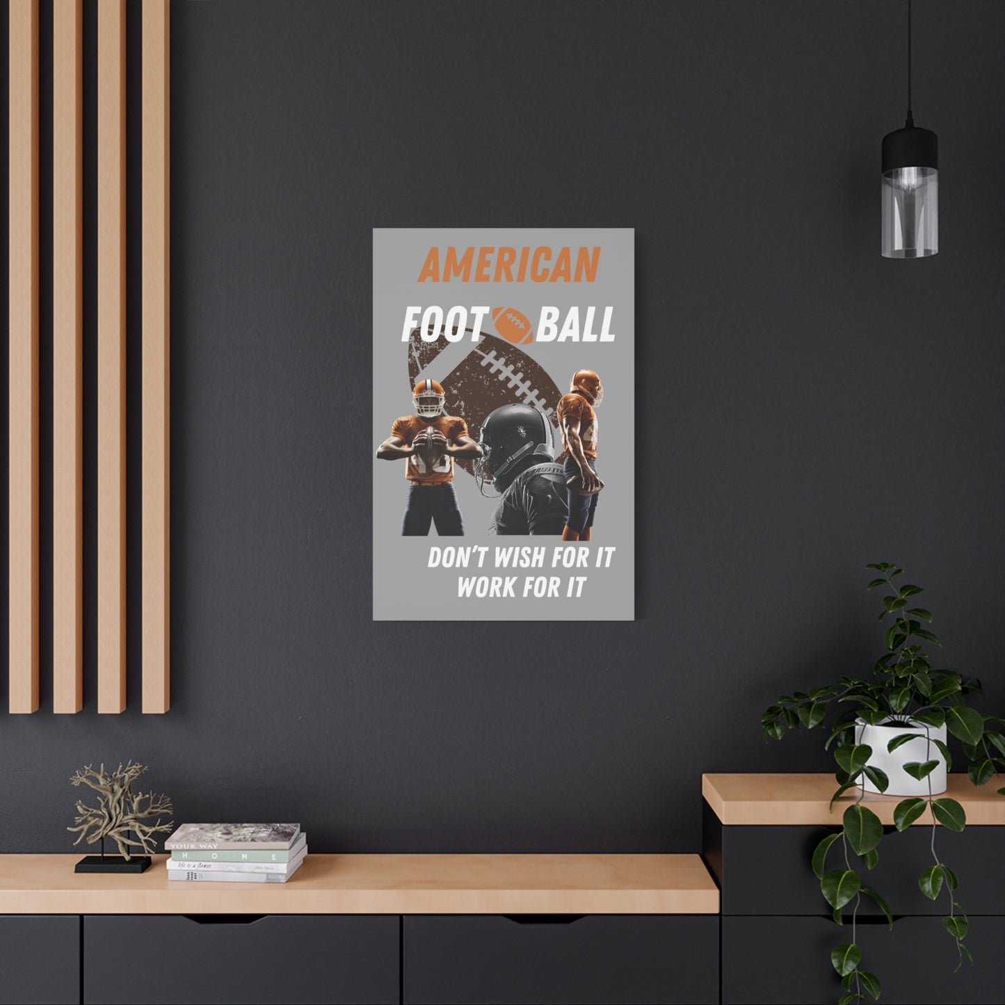 Canvas Print, Football Wall Decor