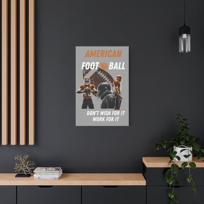 Canvas Print, Football Wall Decor