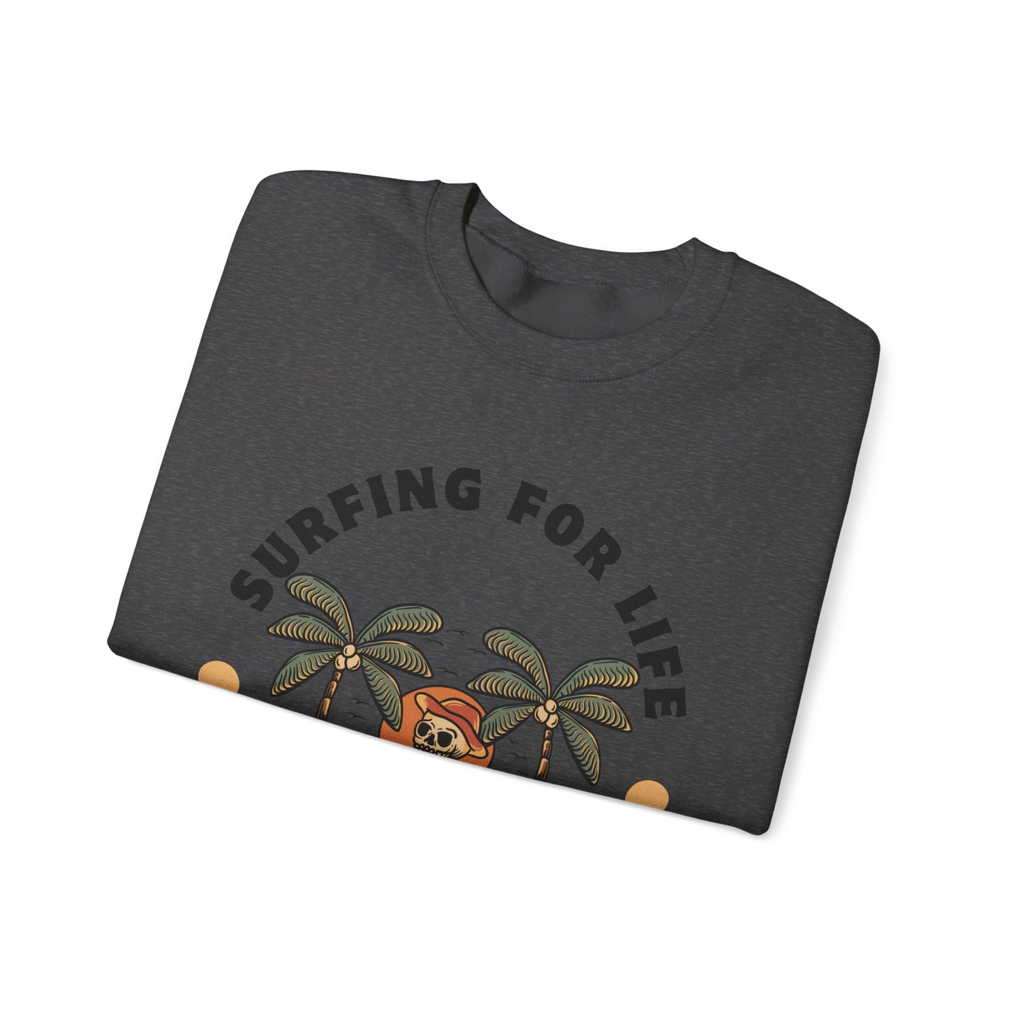 Surfing for Life Crewneck Sweatshirt